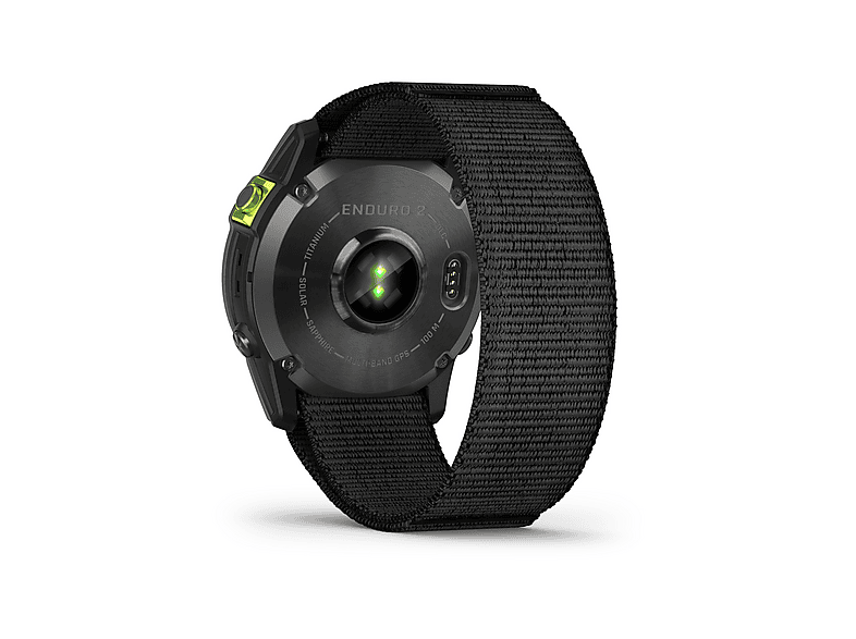 Smartwatch - Garmin Enduro 2, Talla única, Polímero reforzado con fibra de vidrio (GFRP, Glass Fiber Reinforced Polymer), Titanio, Gris