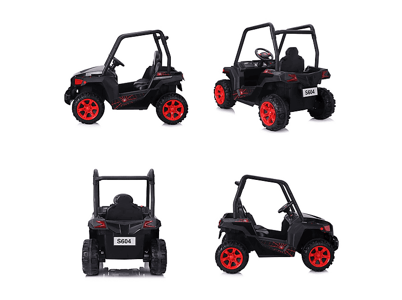 Coche eléctrico - Chipolino BUGGY SPIDER Negro