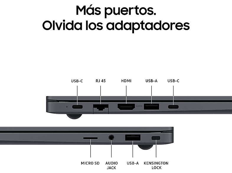 Portátil - Samsung Galaxy Book4, 15.6" FHD, Intel® Core™ i5-1335U, 16GB RAM, 512GB SSD, Intel® Graphics, W11H, Gris