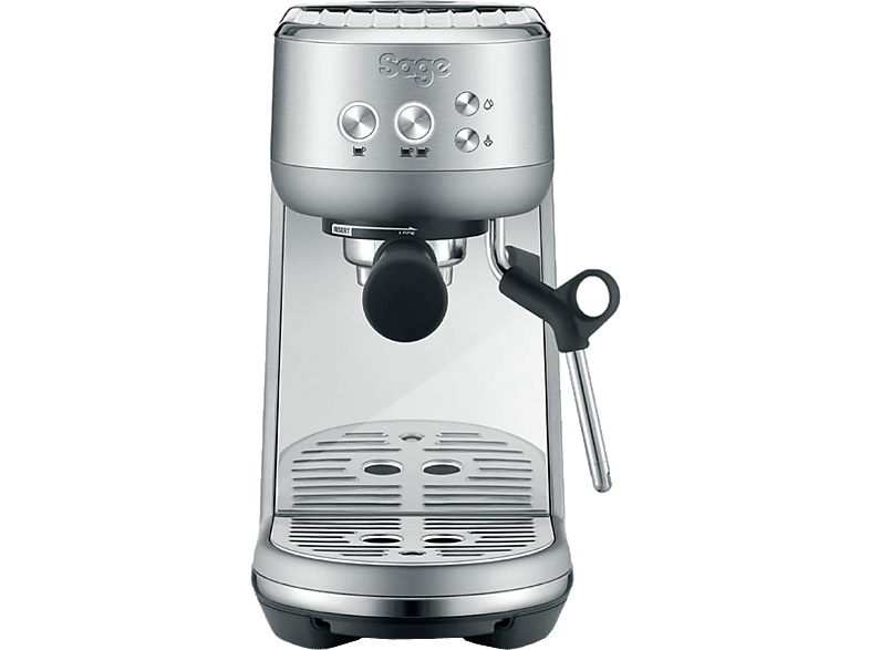 Cafetera express - Sage Bambino SES450BSS4EEU1, 9 bar, Calentamiento ThermoJet, Tamaño Compacto, Acero Inoxidable