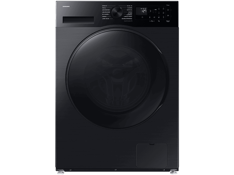 Lavadora secadora - Samsung WD11DG5B15BBEC, 11kg, 6kg, 1400 rpm, Air Wash, WiFi, Negro