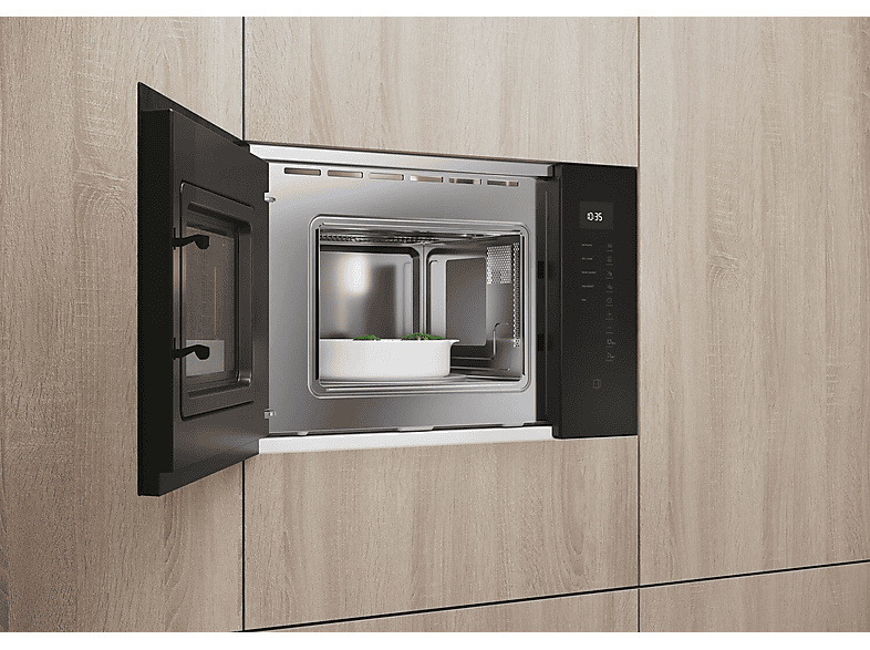 Microondas con grill integrable - Haier ID Series 4&2 H38FMWID4ID27N, 900W, 6 funciones, 20 l, Negro