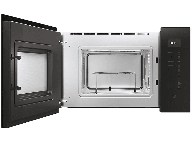 Microondas con grill integrable - Haier ID Series 4&2 H38FMWID4ID27N, 900W, 6 funciones, 20 l, Negro