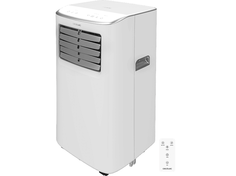 Aire acondicionado portátil - Cecotec ForceClima 7400 Touch, 7000 BTU, Táctil, Mando a distancia, deshumidificador, Gas R-290, 15-20 m², Blanco