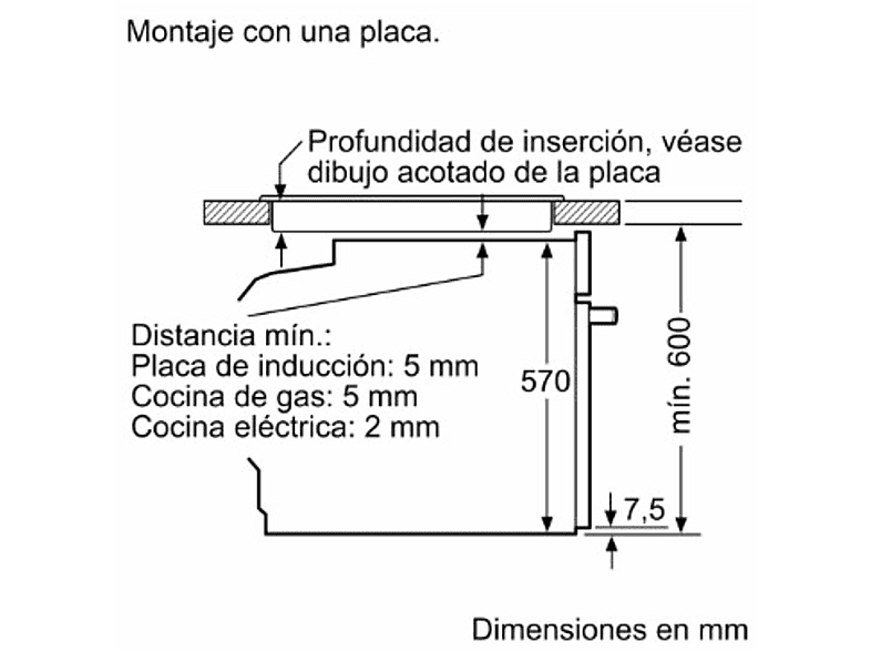 Horno - Balay 3HB4841X3, Serie Acero, Multifunción, Pirolítico e hidrolítico, 71 l, AutoChef 10 recetas, Raíles Comfort, 60 cm, Inox