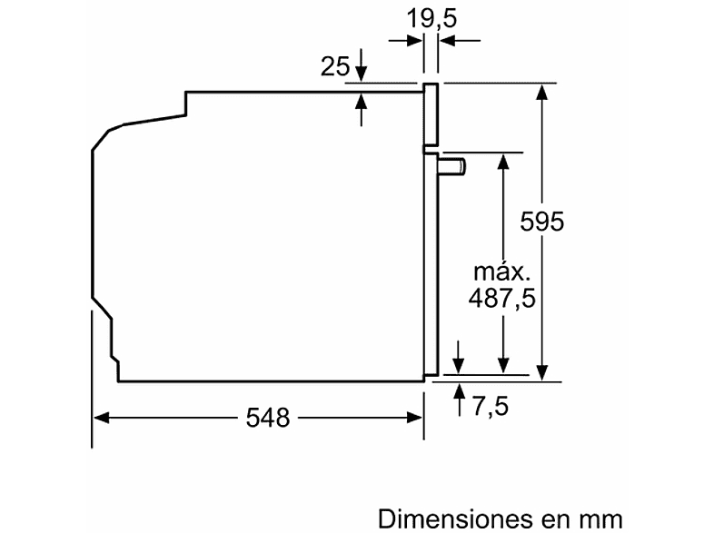 Horno a vapor - Balay 3HA5749B3, Multifunción, Pirolítico y por agua, 71 l, Aire Profesional 3D con vapor, AutoChef, 60 cm, Blanco