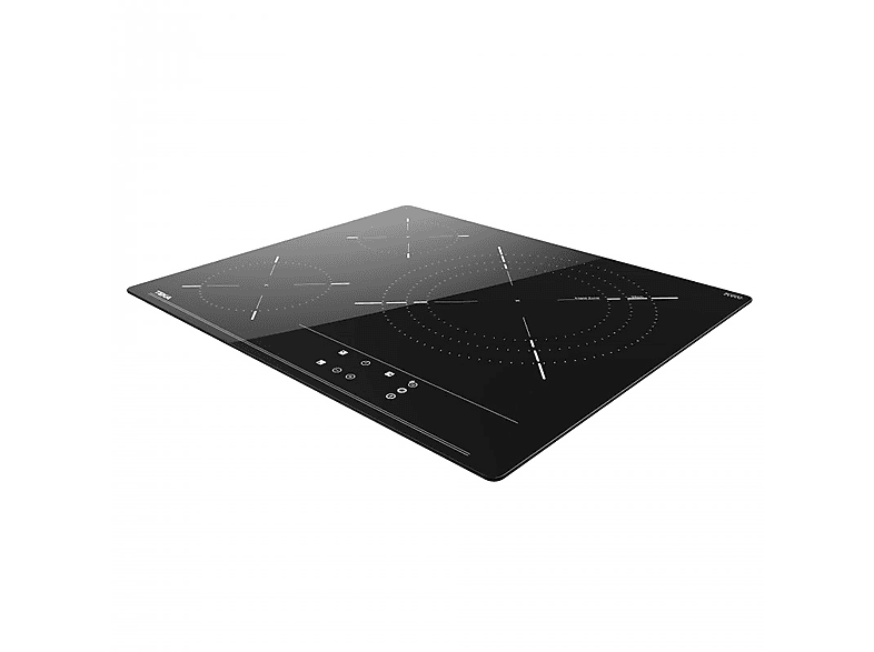 Placa vitrocerámica - Teka TBC 63632 TTC, 3 zonas, 32 cm Zona Grande, 60 cm, Función Booster, Temporizador, Stop & Go, Negro