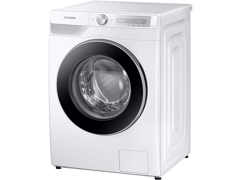 Lavadora carga frontal - Samsung WW90T634DLH/S6, 9kg, 1400 rpm, 22 programas, EcoBubble™, Autodosificación, Blanco
