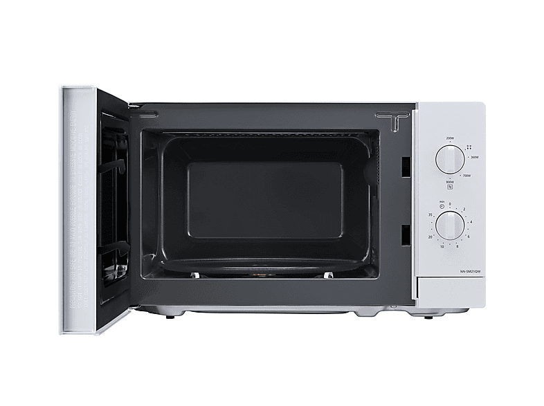 Microondas - Panasonic NN-SM21Q, 800 W, 5 potencia, 20 l, Blanco