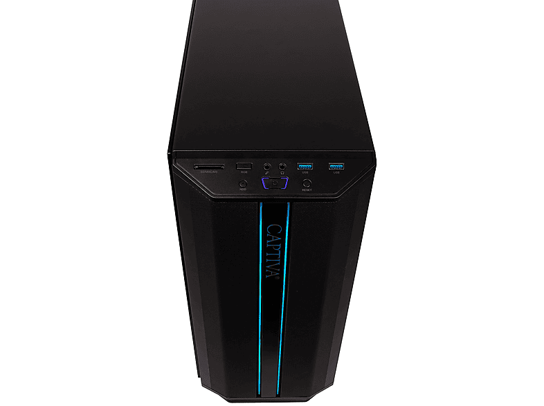 PC gaming - Captiva Advanced Gaming R92-730, AMD Ryzen 5 5500, 6 Núcleos, 16 GB RAM, 1 TB SSD, GeForce RTX™ 5060, Windows 11 Home, Negro
