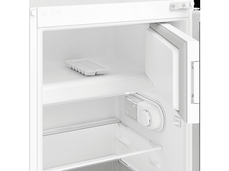 Frigorífico una puerta integrable - Beko BSSA210K4SN, Cíclico, 121.5 cm Altura, 175 l, Puerta Reversible, Motor ProSmart™ Inverter, Sin panelar
