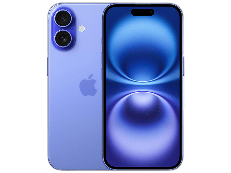 Smartphone - Apple iPhone 16, Azul ultramar, 128 GB, 5G, 6.1 " OLED Super Retina XDR, Chip A18 Bionic, iOS