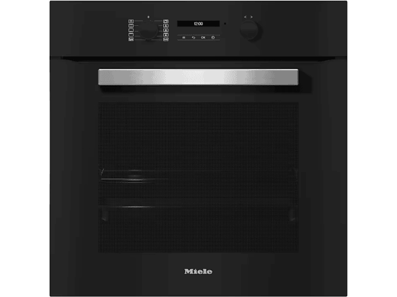 Horno - Miele H 2467 B OBWS, Multifunción, 76 l, Ancho 56.8 cm, Perfect Clean, Obsidian Black