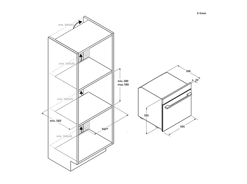 Horno a vapor - Haier ID Series 4 H6 ID46G3SYTB, Multifunción, Pirolítico y por agua, 78 l, Vapor Steam Plus, 27 funciones, 60 cm, Negro