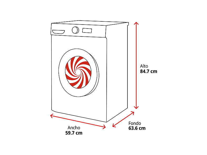 Lavadora secadora - AEG LWR7304L4B, 11 kg + 7 kg, 1400 rpm, ProSteam, Higiene con Vapor, Blanco