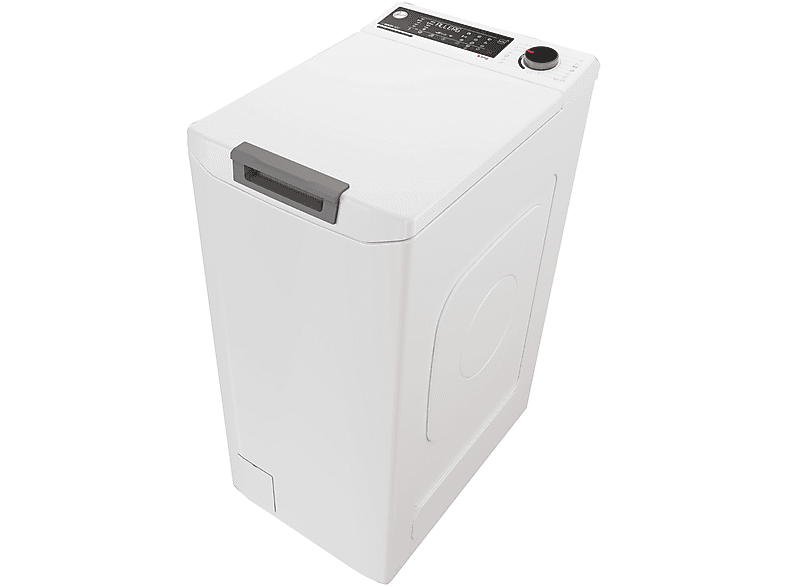 Lavadora carga superior - Hoover THOS2856TM4-S, 8.5 kg, 1200 rpm, +60 Programas, Función Vapor Steam Care PRO, Conectividad WiFi y Bluetooth, Blanco