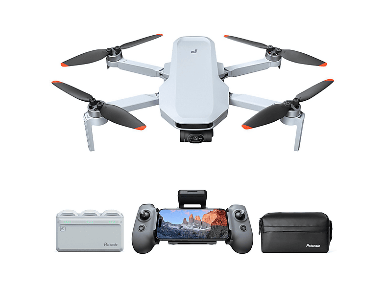 Dron - Potensic DRONE ATOM 2 FLY MORE COMBO(EU), 48 megapixel, 32 min, Blanco