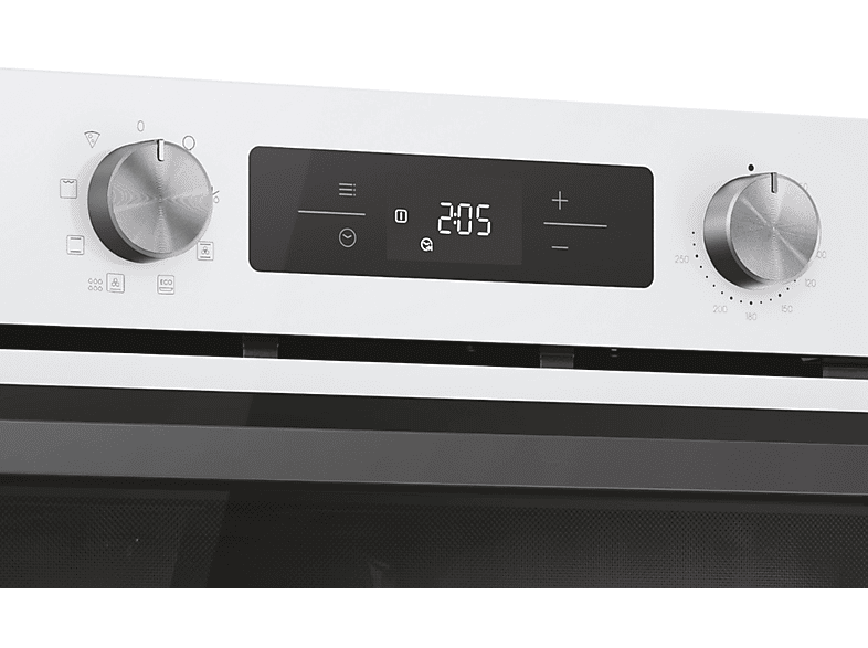 Horno - Candy Bake 600, Convección + Ventilador, Hidrolítico, 78 l, 59.5 cm Alto y Ancho, 9 Funciones de Cocción, Multifunción, Blanco