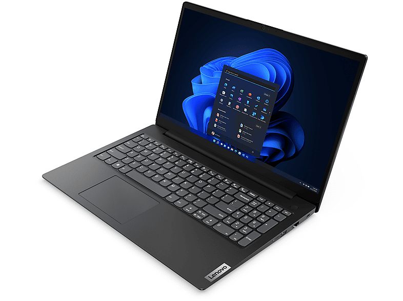 Portátil - Lenovo V15 G4 AMN, 15,6 " Full-HD, AMD Ryzen™ 3, 7320U, 8 GB RAM, 512 GB SSD, Radeon™ 610M, Windows 11 Home, idioma del teclado: ES, Negro