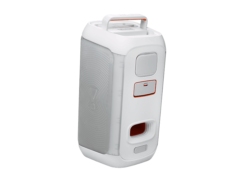 Altavoz de gran potencia - JBL PartyBox Club 120, Portátil para fiestas, Asa plegable, Bluetooth, Resistente salpicaduras, Autonomía 12h, 160W, Blanco