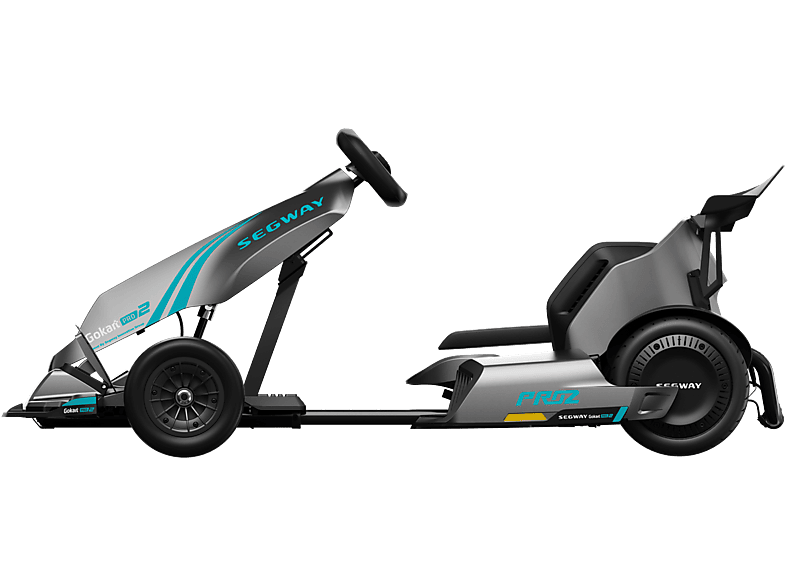Kart eléctrico - Segway-Ninebot, Segway Gokart PRO 2, Potencia Nominal y Máxima 4800 W, Carga máxima 100 kg, 8000 mAh, 43 km/h, Negro/Gris
