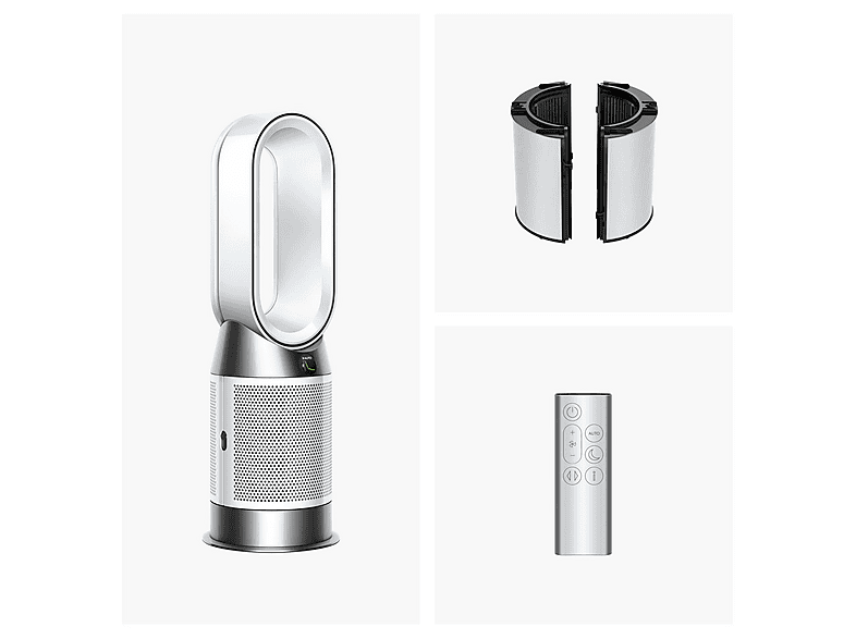 Purificador/ Ventilador sin aspas - Dyson PURIFIER HOT+COOL HP1., 50 W, Tecnología Dual, Blanco