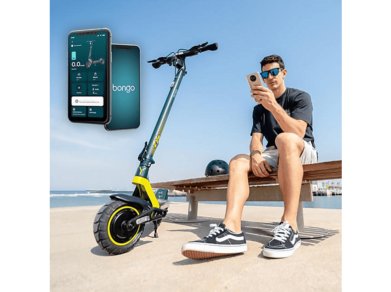 Patinete eléctrico - Cecotec Bongo Doble Y85 2x2 XXL Connected, Pot. máx. 2100 W, Negro