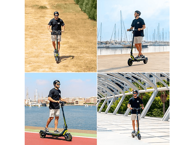 Patinete eléctrico - Cecotec Bongo Doble Y85 2x2 XXL Connected, Pot. máx. 2100 W, Negro