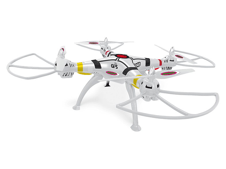 Drone - Jamara Payload GPS Drone Altitude Coming Home, 10 min, Blanco