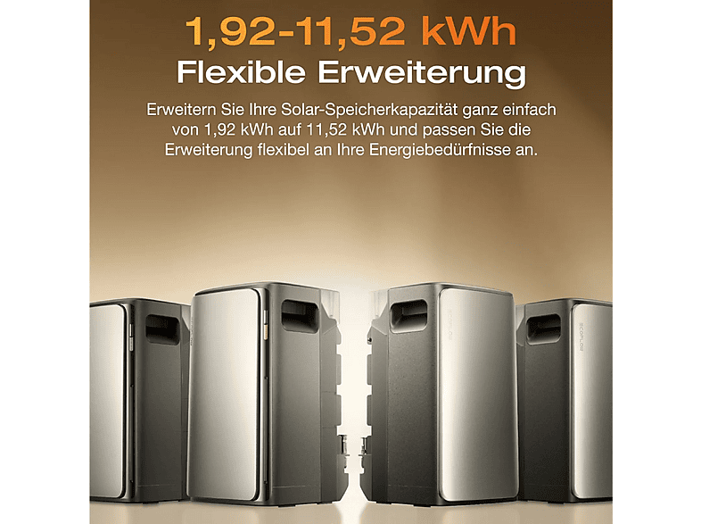Batería extra para estación de energía - Ecoflow STREAM AC Pro Set de 2 con cable paralelo, 1200 W