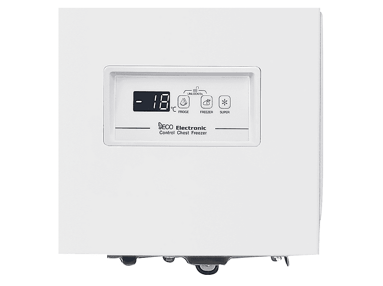 Congelador vertical - Svan SCH1001EDC, 98 l, 84,5 cm, Blanco