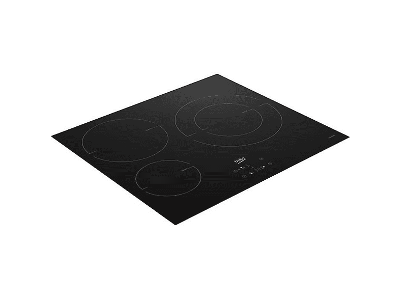 Placa de inducción - Beko HII63405MT, 3 zone(s) zonas, 580 mm, Negro