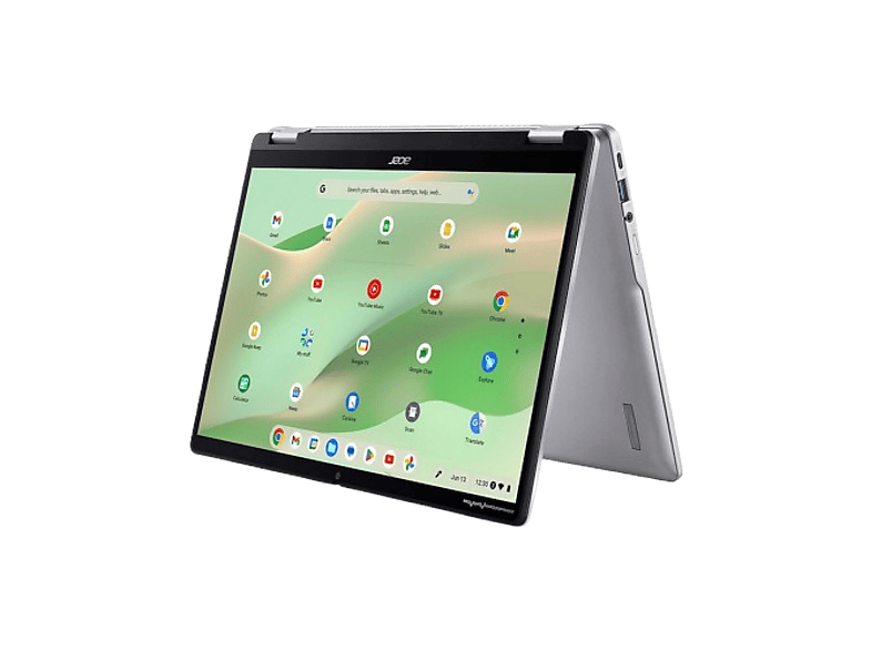 Portátil - Acer Chromebook Spin 314 CP314-2HN, 14" WUXGA, Intel® N100, 8GB RAM, 128GB eMMC, UHD Graphics, Google ChromeOS, Plata