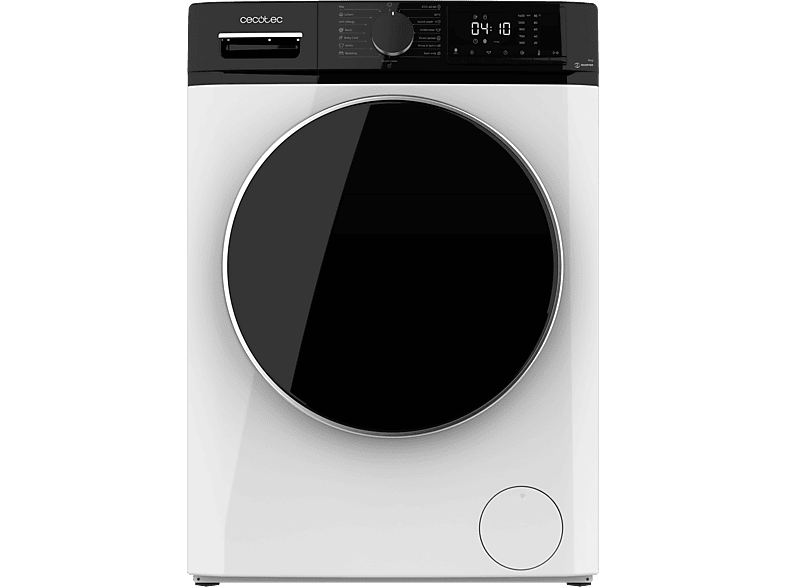 Lavadora carga frontal - Cecotec Bolero DressCode 8610 Inverter A, 8 kg, 1400 rpm, 15 programas, Clase A, Motor Inverter Plus, Steam Max, White