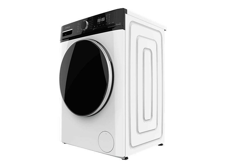 Lavadora carga frontal - Cecotec Bolero DressCode 8610 Inverter A, 8 kg, 1400 rpm, 15 programas, Clase A, Motor Inverter Plus, Steam Max, White
