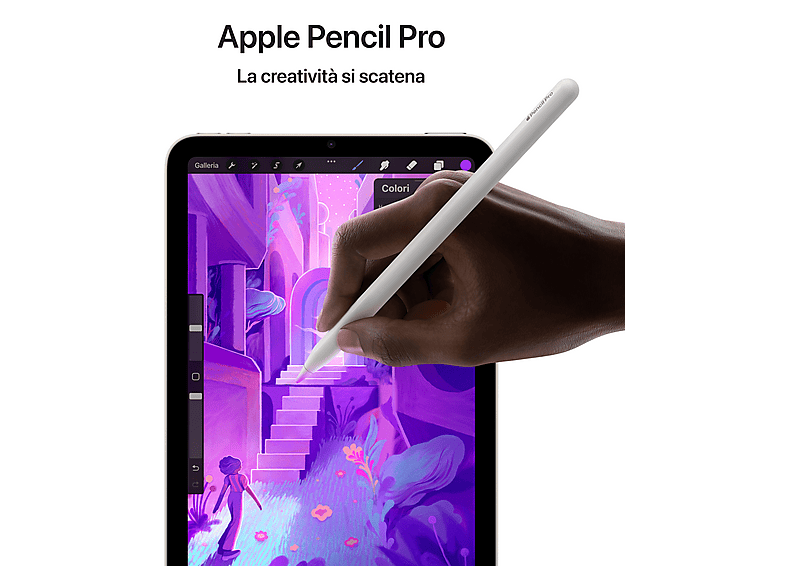 Tablet - Apple iPad mini 7th gen, 512 GB, Gris espacial, 8,3 " Retina, 512,00 GB RAM, Tablet iPadOS