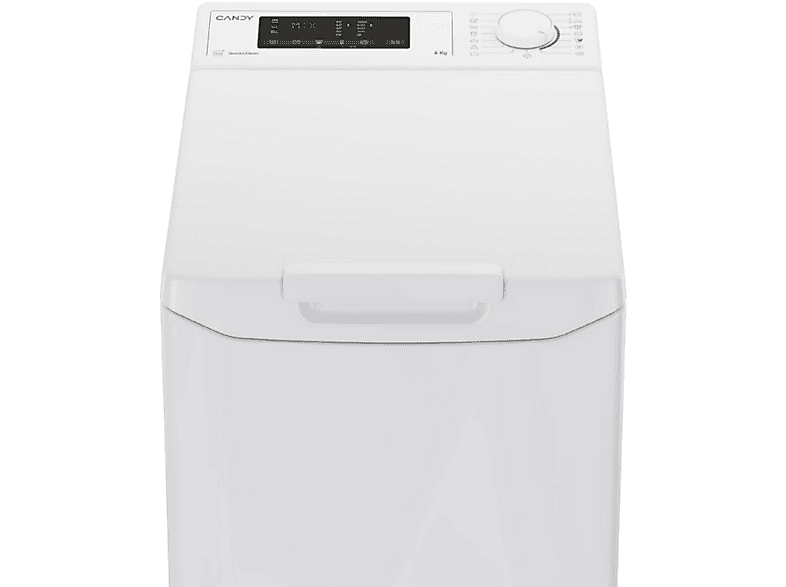 Lavadora carga superior - Candy TCA063D3-S, 6 kg, 1000 RPM, 17 Programas, Wi-Fi, Blanco
