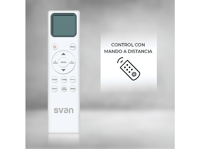 Aire acondicionado Split 1x1 - Svan SAAS1801W, Blanco