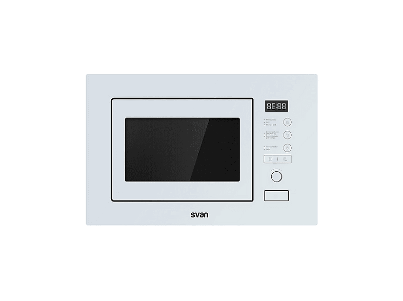 Microondas de integración - Svan SMWI2800DGB, 800 W, 5 potencia, 20 l
