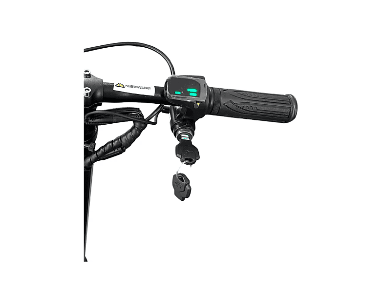 Cuatriciclo eléctrico plegable - Careway Lite Travel Version, Black