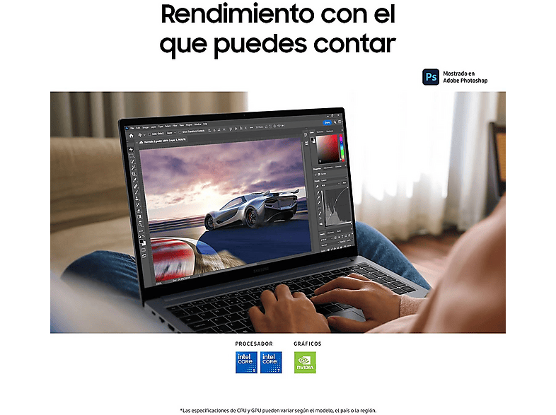 Portátil - Samsung Galaxy Book4, 15.6" Full-HD, Intel® Core™ i7-1355U, 16 GB RAM, 512 GB SSD, Iris® Xe, Windows 11 Home, Gris