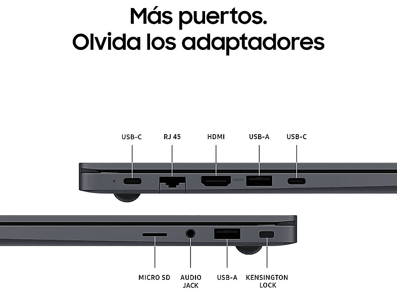 Portátil - Samsung Galaxy Book4, 15.6" Full-HD, Intel® Core™ i7-1355U, 16 GB RAM, 512 GB SSD, Iris® Xe, Windows 11 Home, Gris