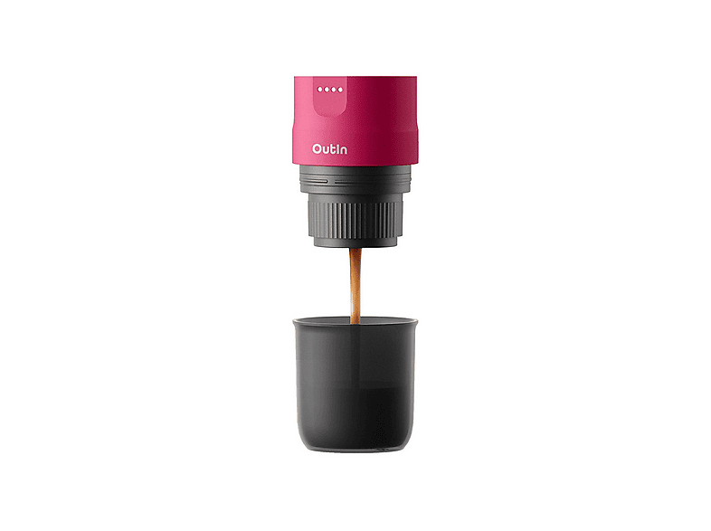 Cafetera portátil - Outin Outin Nano, 20 bar, 90 W, 5 tazas, PURPLE