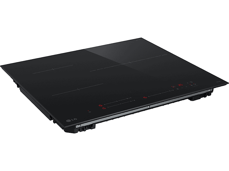 Placa inducción - LG CI5Z2421BN, 3 zonas, Zona grande de 32 cm, Stop&Go, ThinQ™, Negro