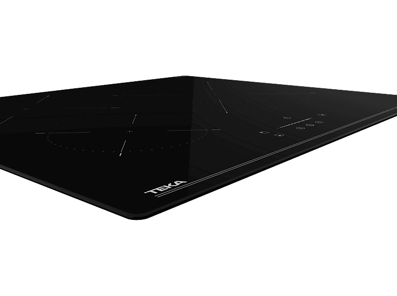 Placa inducción - Teka IBC 63110 SSM BK, 3 zonas, 29 cm Zona grande, 59 cm ancho, Negro