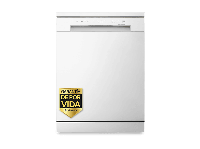 Lavavajillas - LG DF142FW, 14 servicios, 5 programas, 60 cm, QuadWash™, EasyRack™, Blanco
