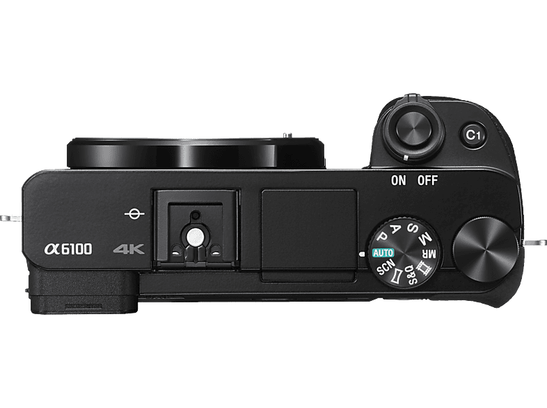 Cámara EVIL - Sony Kit Alpha 6100 (ILCE6100L) + Objetivo SELP16502 + Tarjeta SD 64GB, 24.2MP, Wi-Fi
