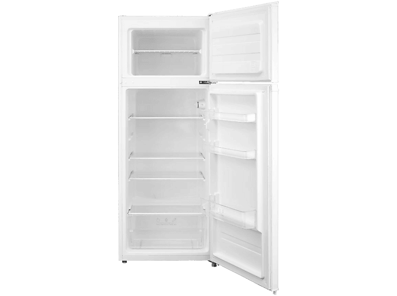 Frigorífico dos puertas - Teka RTF 2510, Estático, 143 cm, 204 l, Cajón FreshBox, Iluminación LED, Blanco