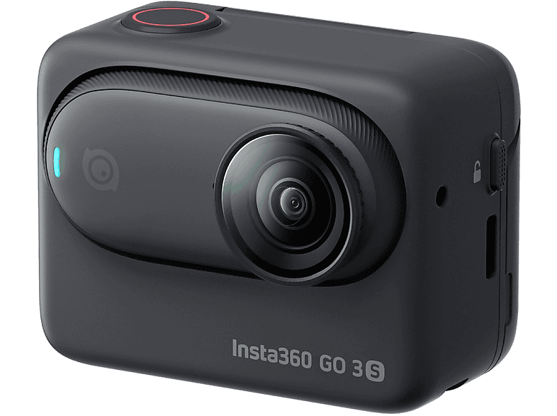 Cámara deportiva - Insta360 GO 3S, 4K, 140 min Autonomía, Pantalla táctil abatible 2.2", 128GB, Negro Medianoche