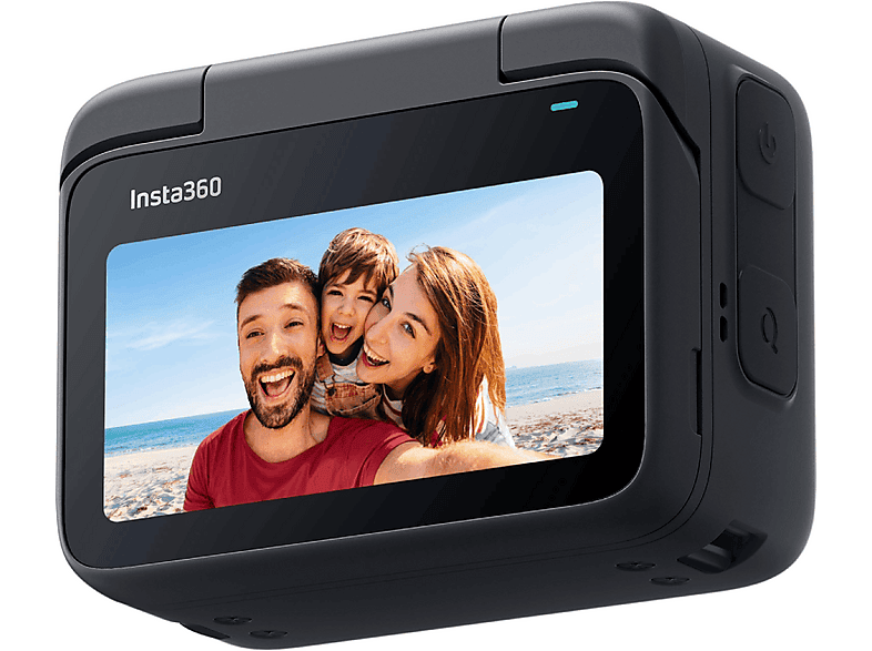 Cámara deportiva - Insta360 GO 3S, 4K, 140 min Autonomía, Pantalla táctil abatible 2.2", 128GB, Negro Medianoche